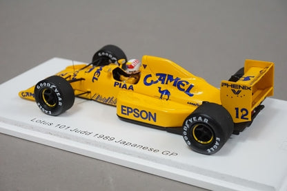 1:43 SPARK ROMU043 Lotus 101 Judd Japan GP 1989 #12 CAMEL