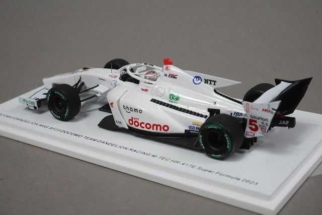 1:43 SPARK SFJ005 Honda Docomo Dandelion M5S SF23 M-TEC HR-417E Super Formula 2023 #5