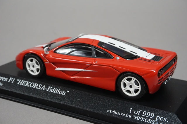 1:43 MINICHAMPS 533133441 McLaren F1 HEKORSA-Edition Red White