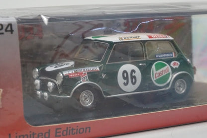 100SPA04 Spark 1:43 Mini BMC Cooper 1000 S 24H Spa 1969 J. Vernaeve - C. Baker #96