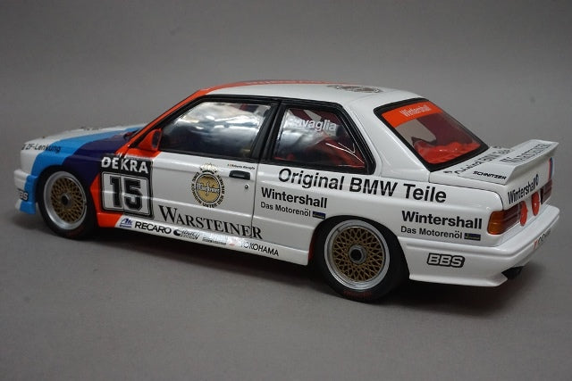 1:18 MINICHAMPS 183892095 BMW M3 Roberto Lavaglia DTM Champion 1989 #15