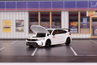 M65305 MOTORHELIX 1:64 Honda Civic Type R FL5 Hondata Pearl White