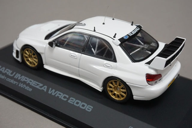 1:43 HPI 945 Subaru IMPREZA WRC 2006 Plain Color Model White