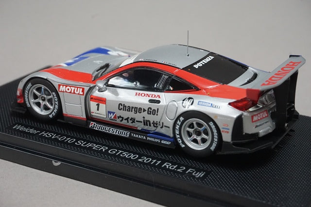 1:43 EBBRO 44545 Honda Weider HSV-010 Super GT500 Rd.2 Fuji 2011 #1