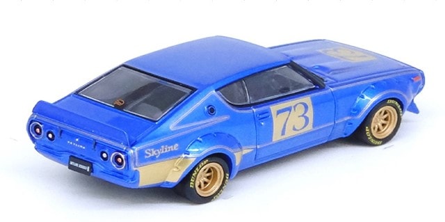 IN64-KPGC110RC-BLU INNO MODELS 1:64 Nissan Skyline 2000 GT-R (KPGC110) Racing Concept Blue