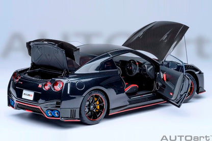 77504 AUTOart 1:18 Nissan GT-R R35 NISMO Special Edition Meteor Flake Black Pear