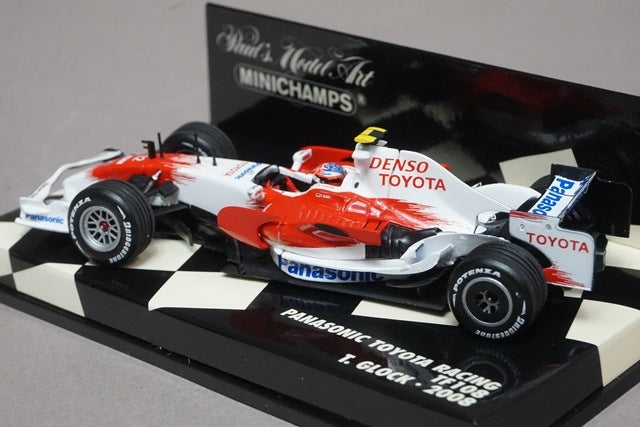 1:43 MINICHAMPS 400080012 Panasonic Toyota Racing TF108 2008 #12