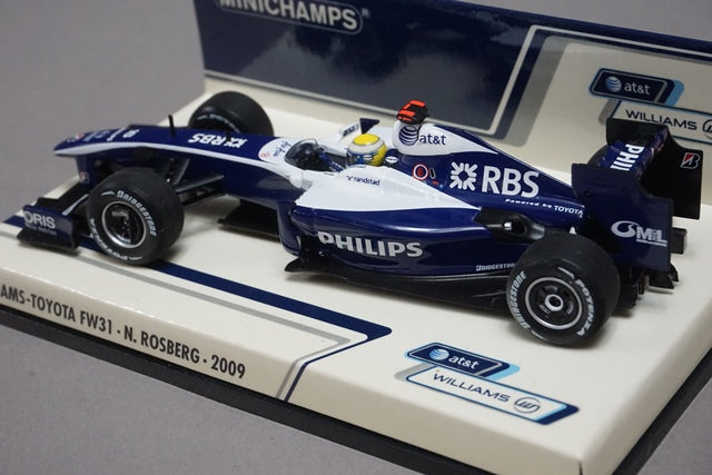 1:43 MINICHAMPS 400090016 Toyota Williams FW31 2009 #16 N.Rosberg