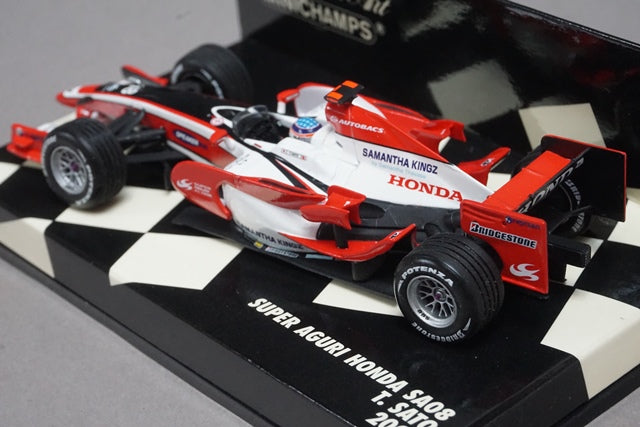 1:43 MINICHAMPS 400080018 Honda Super Aguri SA08 2008 #18