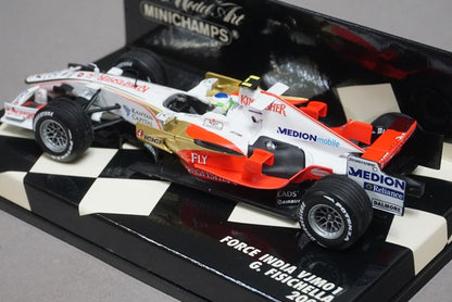 1:43 MINICHAMPS 400080021 Force India VJM01 2008 #21 G.Fisichella