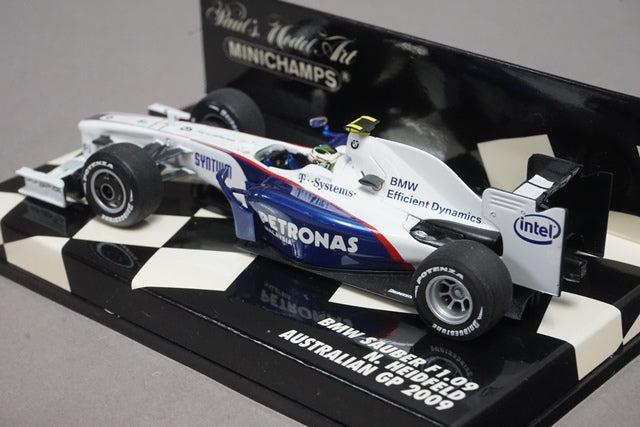 1:43 MINICHAMPS 400090006 BMW Sauber F1.09 Australia GP 2009 N.Heidfeld