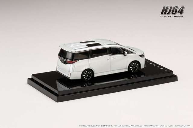 HJ641077AW Hobby JAPAN 1:64 Toyota VELLFIRE Executive Lounge Platinum White Pearl Mica