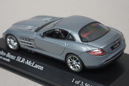 1:43 MINICHAMPS 400033022 Mercedes Benz SLR McLaren 2003 Dark Silver