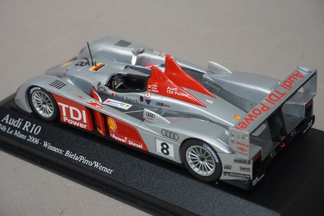 1:43 MINICHAMPS 400061608 Audi R10 24h LM Winner 2006 #8