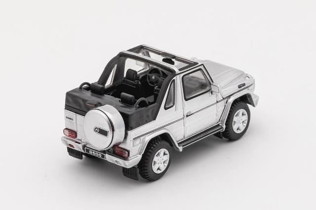 KS-070-387 GCD Gaincorp Products 1:64 Mercedes Benz G500 Convertible LHD Silver