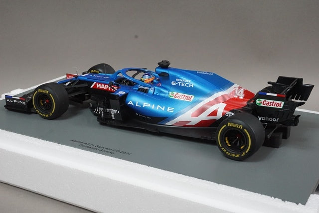 1:18 SPARK 18S580 Alpine A521 Bahrain GP 2021 #14