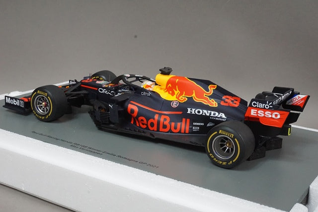 1:18 SPARK 18S582 Red Bull Racing Honda RB16B Emilia Romagna GP Winner 2021 #33