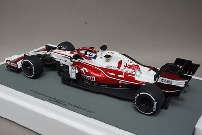 1:18 SPARK 18S607 Alfa Romeo Racing ORLEN C41 Abu Dhabi GP 2021 #7