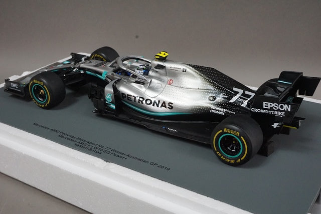 1:18 SPARK 18S451 Mercedes AMG F1 W10 EQ Power+ Australian GP winner 2019 #77 Valtteri Bottas