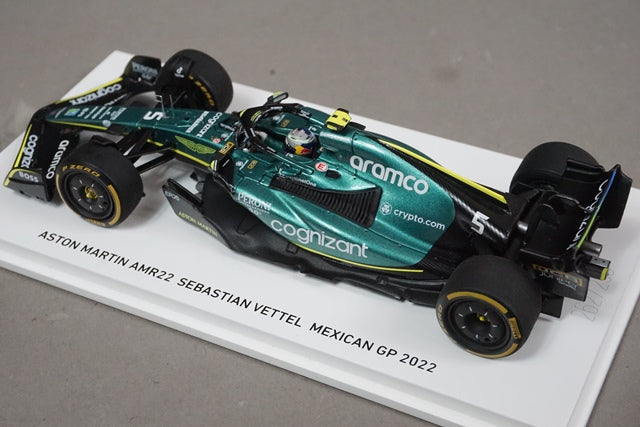 1:43 SPARK NKN01 Aston Martin AMR22 SV Mexican GP 2022 #5 Sebastian Vettel SEVEN COLLECTION