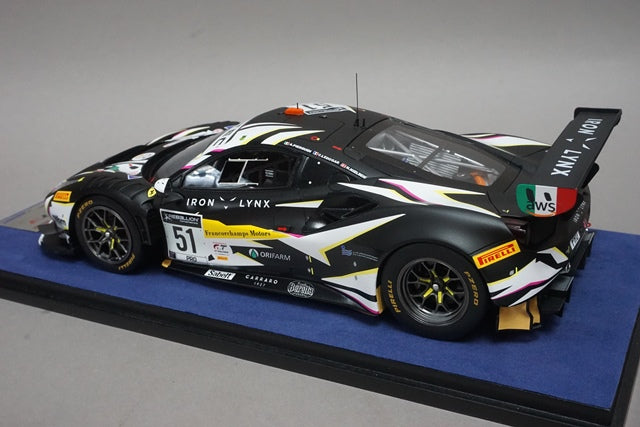 1:18 LookSmart LS18RC015 Ferrari 488 GT3 Evo IRON LYNX 24h SPA Winner 2021 #51