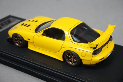 1:43 ignition model IG2869 Mazda Initial D RX-7 (FD3S) Yellow