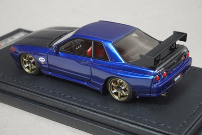 1:43 ignition model KWAMON2070 Nissan Skyline GT-R NISMO (R32) Blue