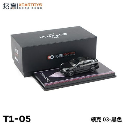 T1-05 拓意 XCARTOYS 1:64 Lynk & Co 03 Black Diecast