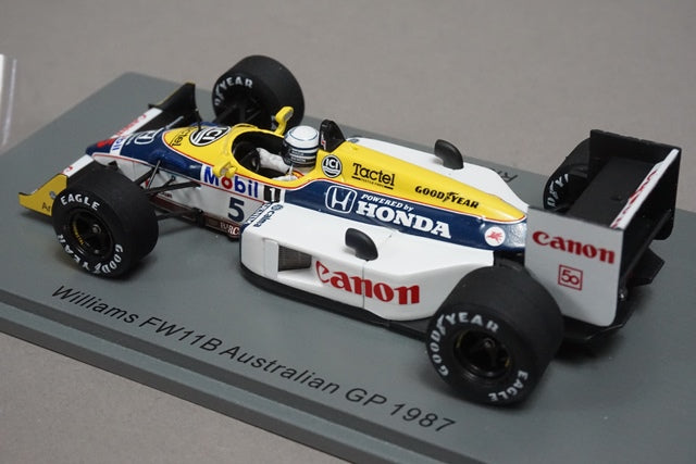 1:43 SPARK S7484 Williams FW11B Australian GP 1987 #5 Riccardo Patrese