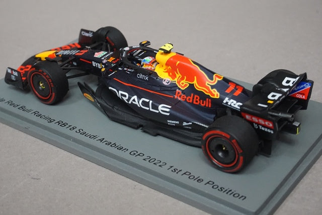 1:43 SPARK S8525 Oracle Red Bull Racing RB18 Saudi Arabia GP 2022 #11 1st Pole Position S.Perez