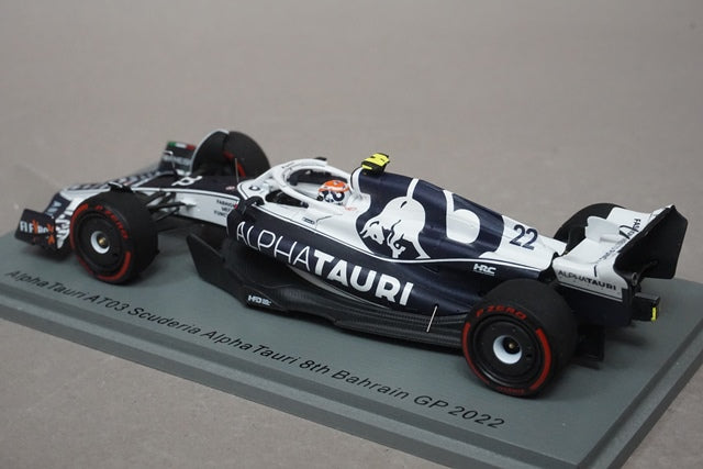 1:43 SPARK S8527 Alfatauri AT03 Bahrain GP 2022 #22 Yuki Tsunoda