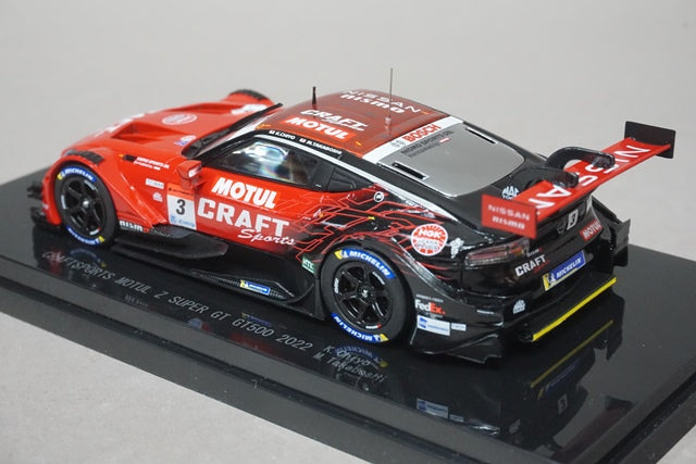 1:43 EBBRO 45813 CRAFTSPORTS MOTUL Z Super GT GT500 2022 #3