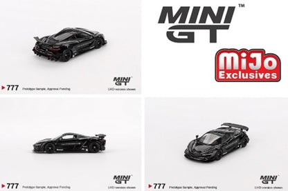 MGT00777-MJ TSM MINI-GT x Mijo 1:64 McLaren 720S LBWorks Black LHD (Blister pack)