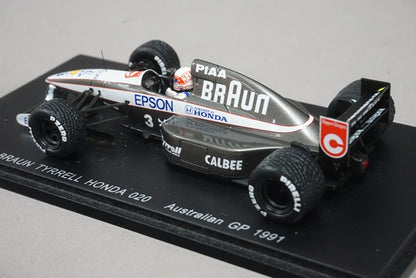 1:43 SPARK FS02 BRAUN Tyrrell Honda 020 Australian GP 1991 #3 25th Anniversary Racing On