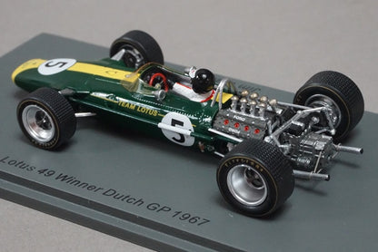 1:43 SPARK S4826 Lotus 49 Netherlands GP Winner 1967 #5 J.Clark