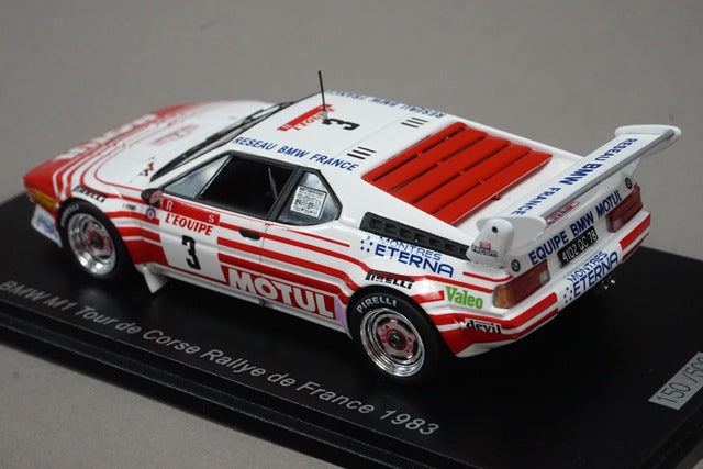 1:43 SPARK SF145 BMW M1 France Tour de Corse Rally 1983 #3