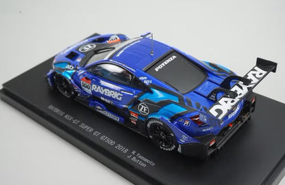 1:43 EBBRO 45628 Honda Raybrick NSX-GT Super GT GT500 2018 #100