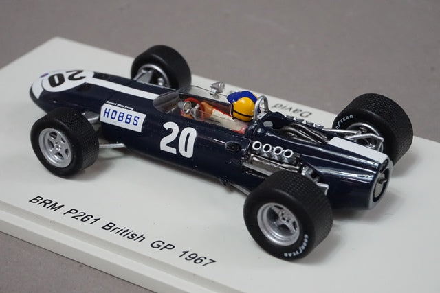 1:43 SPARK S4794 BRM P261 British GP 1967 #20 David Hobbs