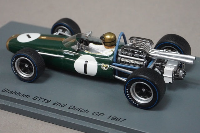 1:43 SPARK S4778 Brabham BT19 Dutch GP 1967 #1 Jack Brabham