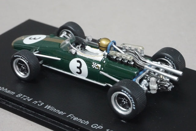 1:43 SPARK S3507 Brabham BT24 French GP Winner 1967 #3 Jack Brabham