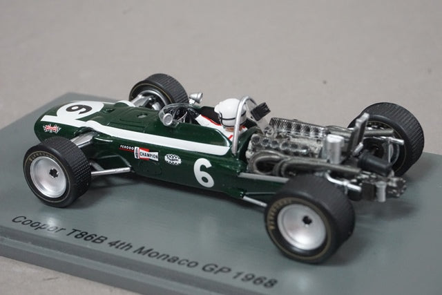 1:43 SPARK S6983 Cooper T86B Monaco GP 1968 #6 Ludovico Scarfiotti