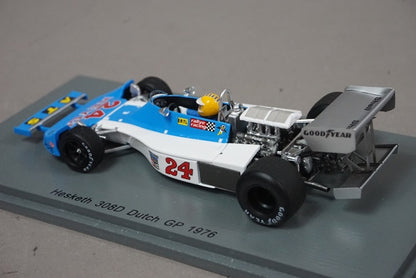 1:43 SPARK S2242 Hesketh 308D Dutch GP 1976 #24 Harald Ertl