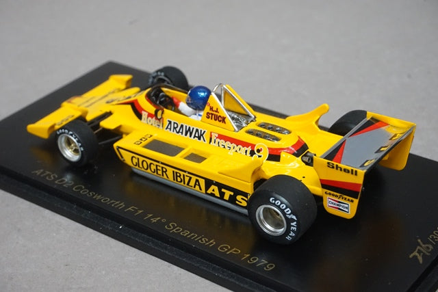 1:43 SPARK RS1730 ATS D2 Cosworth F1 14" Spanish GP 1979 #9 LACELAND