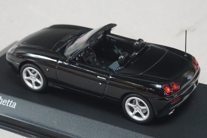 1:43 MINICHAMPS 430121932 Fiat Barchetta Cabriolet Black