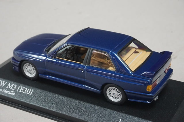 1:43 MINICHAMPS 430020301 BMW M3 E30 Blue