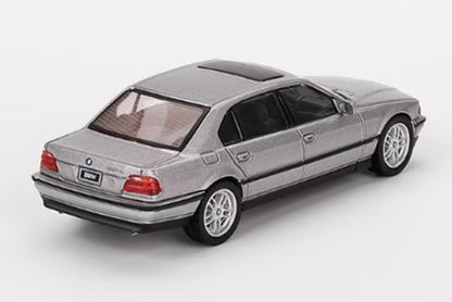MGT00792-BL TSM MINI-GT 1:64 BMW 750IL Aspen Silver Metallic (Left-Hand Drive) *Blister Pack