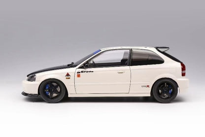 [ Pre-order ] M85015 MOTORHELIX 1:18 Honda Civic Type R (EK9) Spoon Championship White Fully Openable