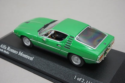 1:43 MINICHAMPS 400120621 Alfa Romeo Montreal 1973 Green