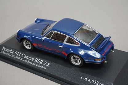 1:43 MINICHAMPS 430736904 Porsche Carrera RSR 1973 Blue