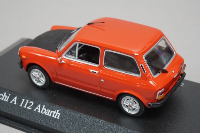 1:43 MINICHAMPS 400121170 Autobianchi A 112 Abarth 1974 Red